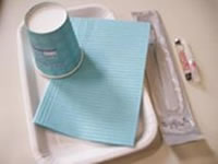 使い捨て製品を使用